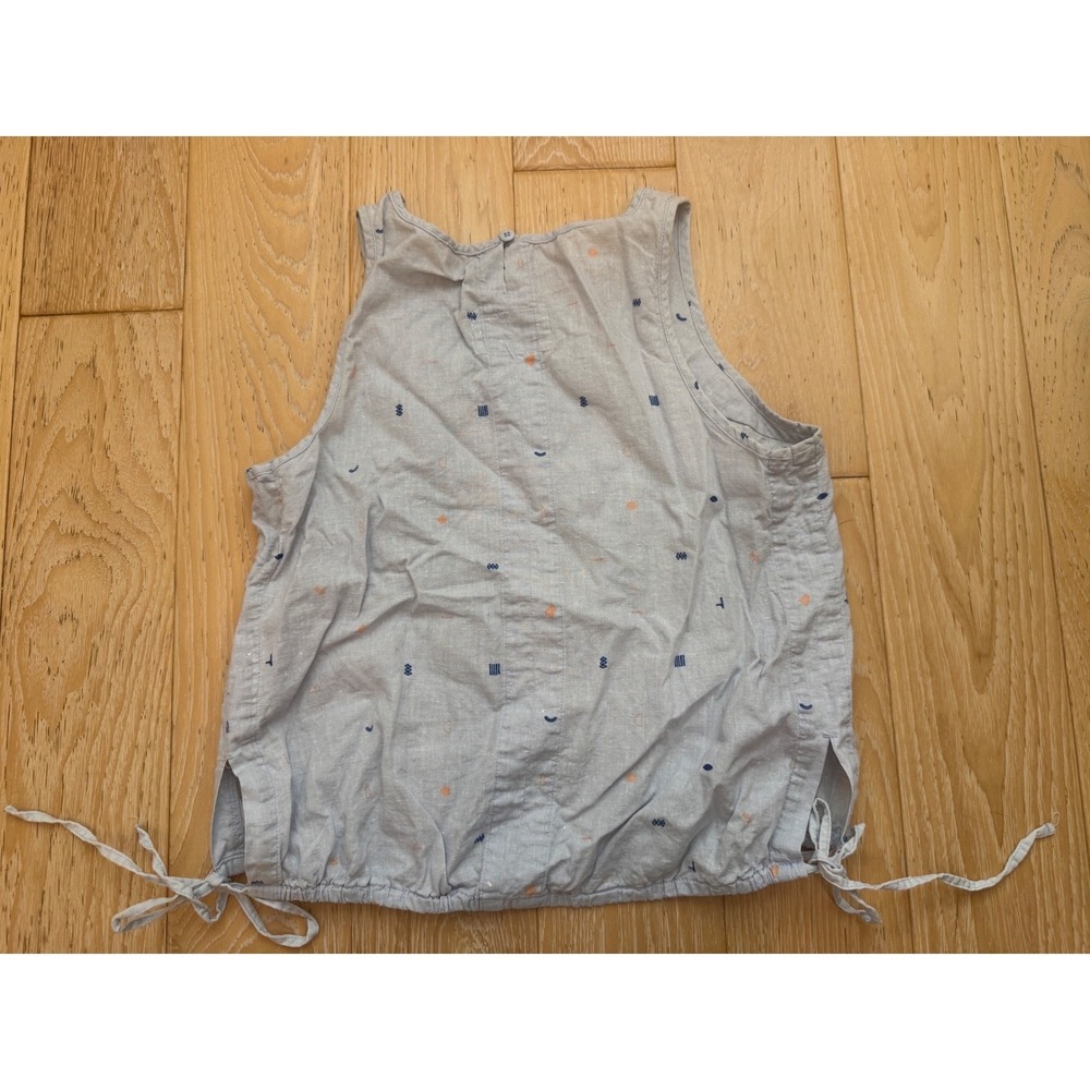 REI CO-OP Womens Tank Top Hemp Cotton Blend Side Tie Gorpcore Boho Small - Picture 6 of 6